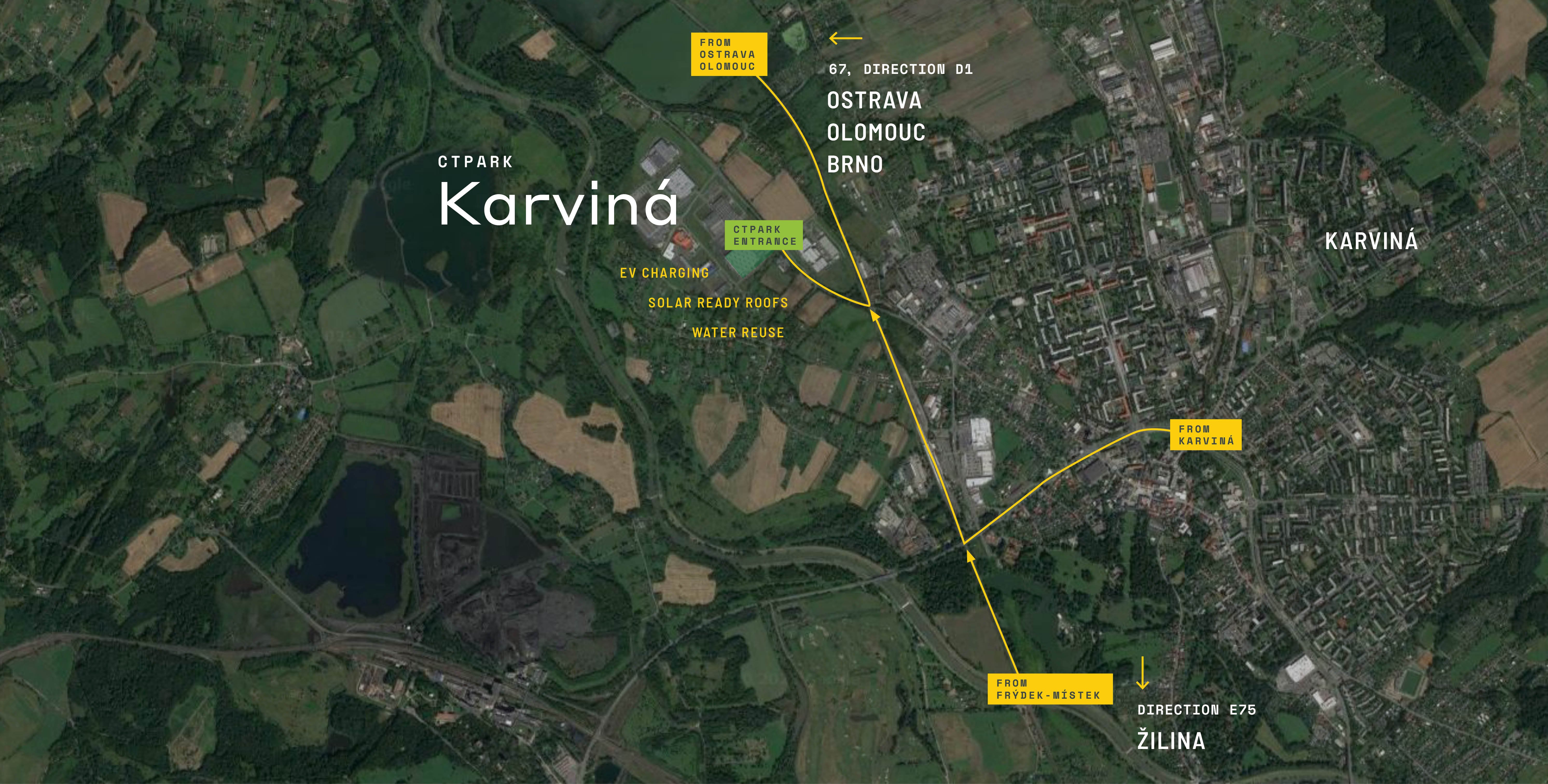 Přiblížení regionální mapy