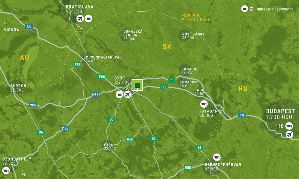 Regionální mapa