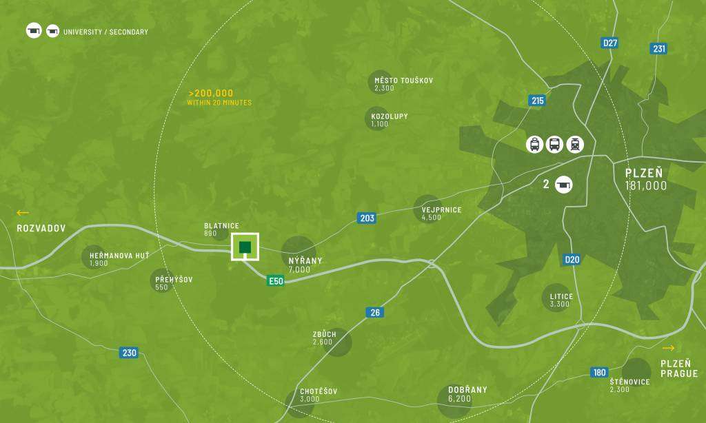 Regionální mapa