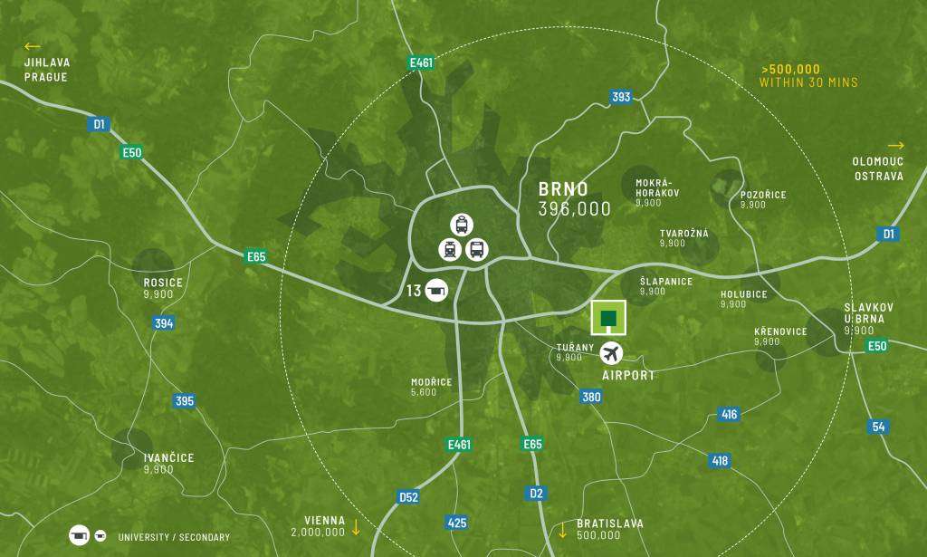 Regionální mapa