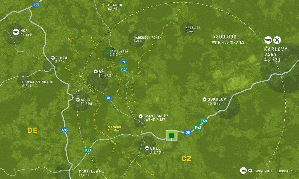 Regionální mapa