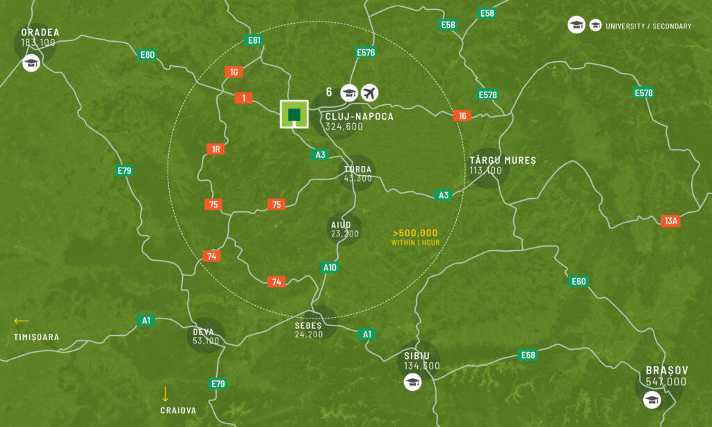 Regionální mapa