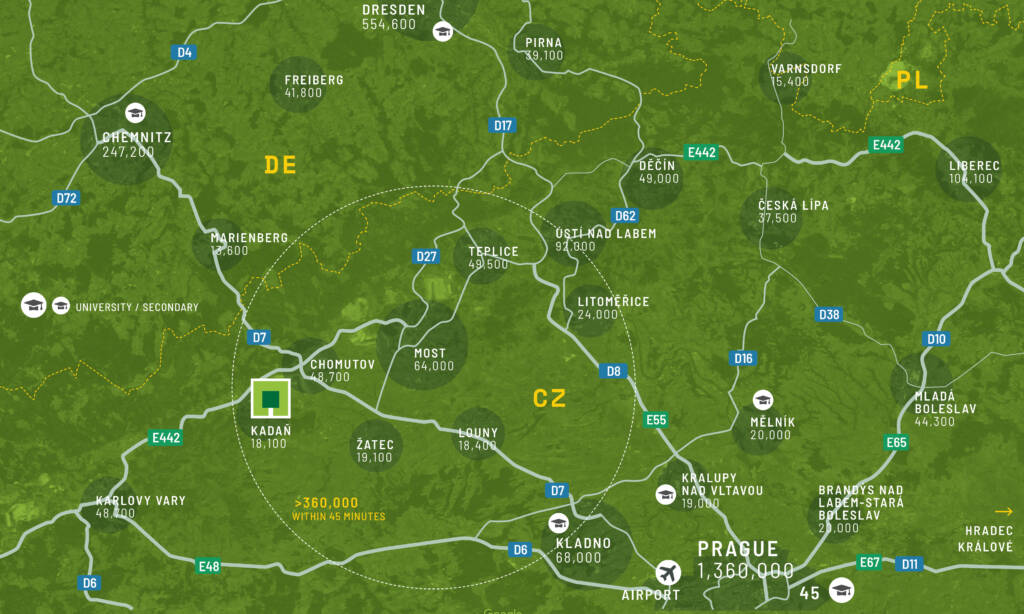 Regionální mapa