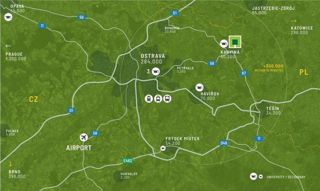 Regionální mapa