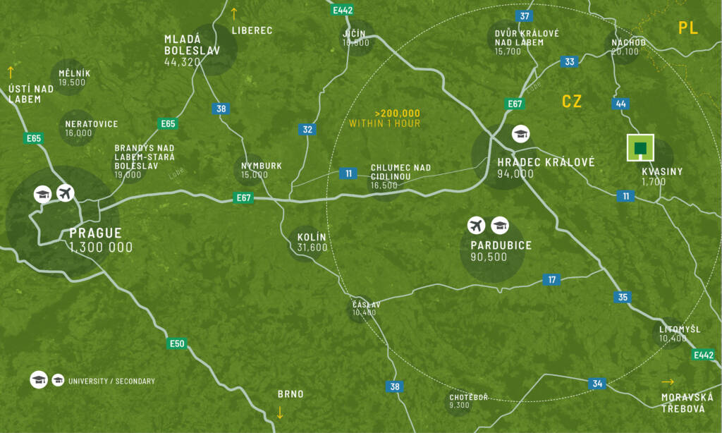 Regionální mapa
