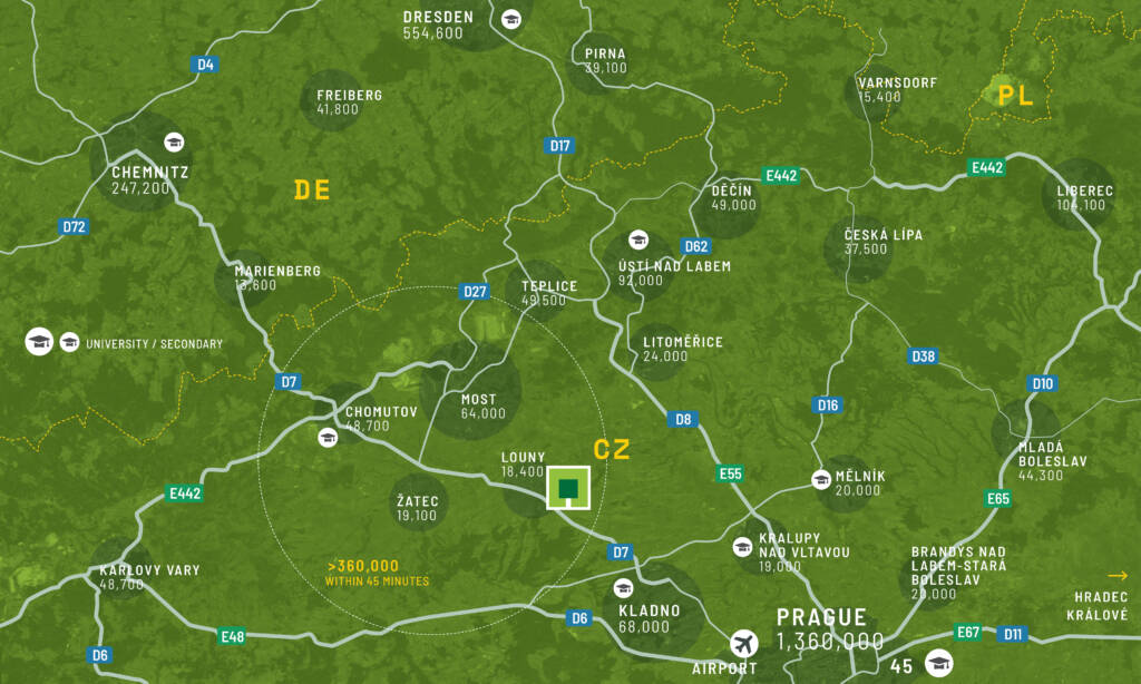 Regionální mapa