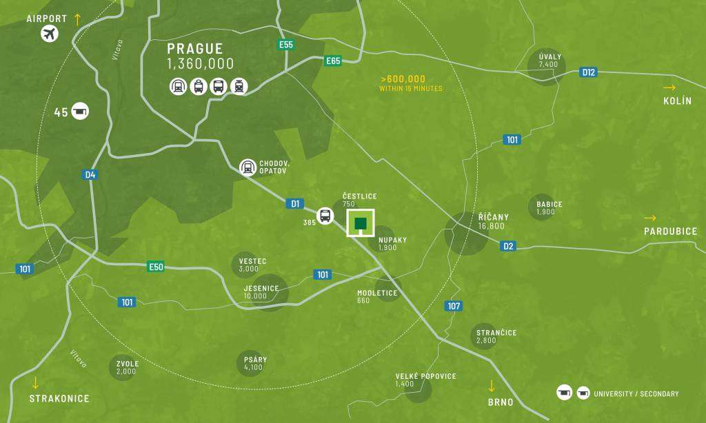 Regionální mapa