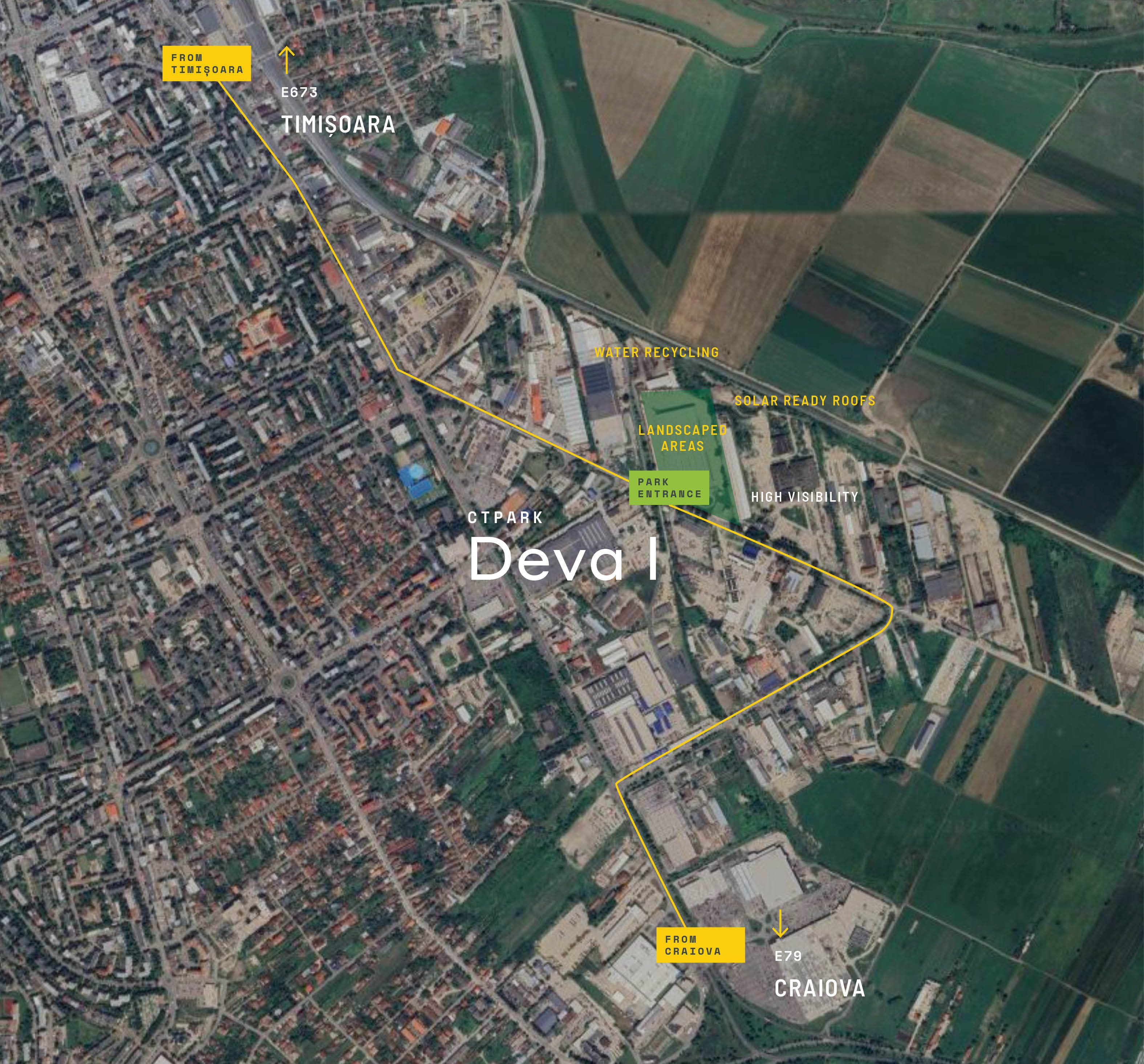 Přiblížení regionální mapy