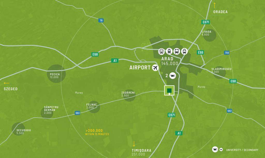 Regionální mapa
