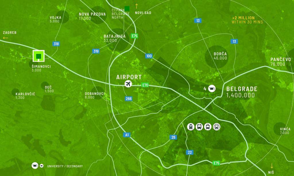 Regionální mapa