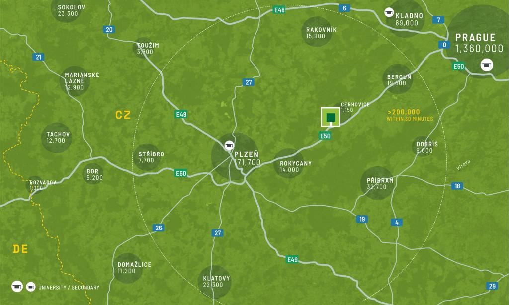 Regionální mapa