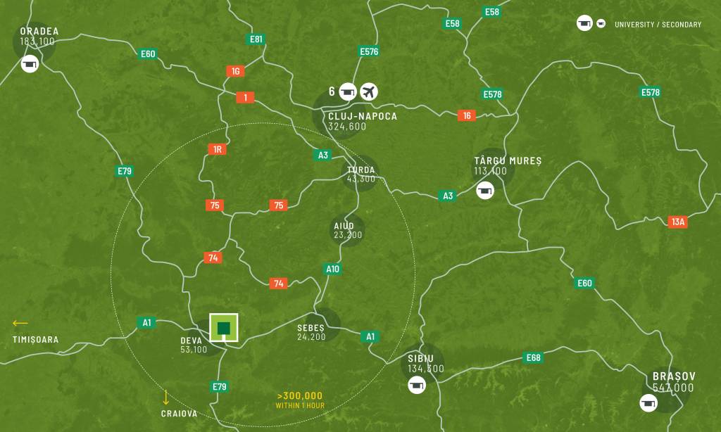 Regionální mapa