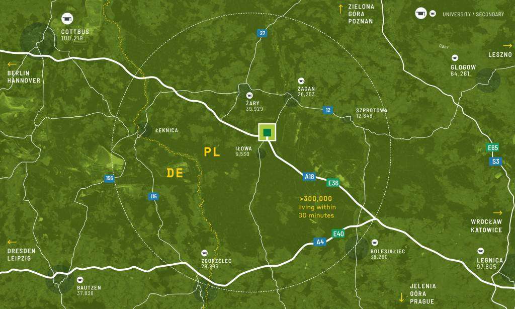 Regionální mapa