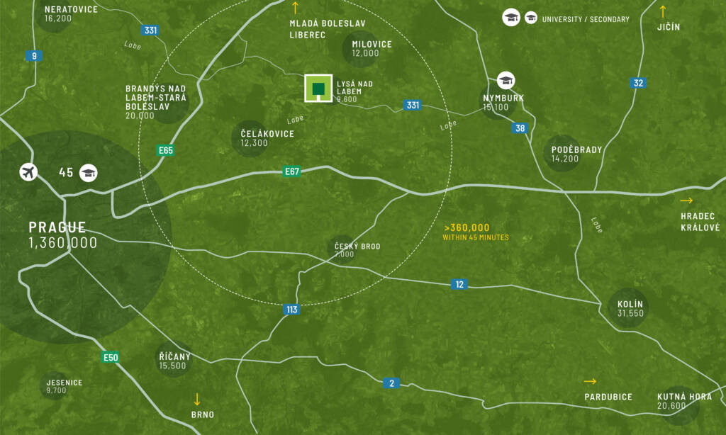 Regionální mapa