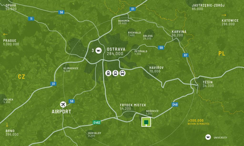 Regionální mapa