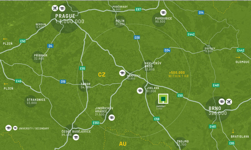 Regionální mapa