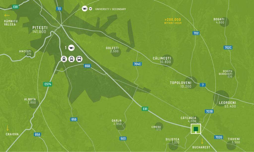 Regionální mapa