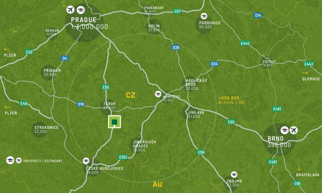 Regionální mapa