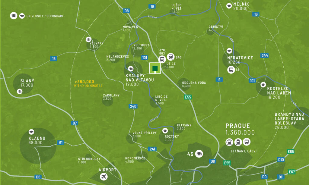 Regionální mapa