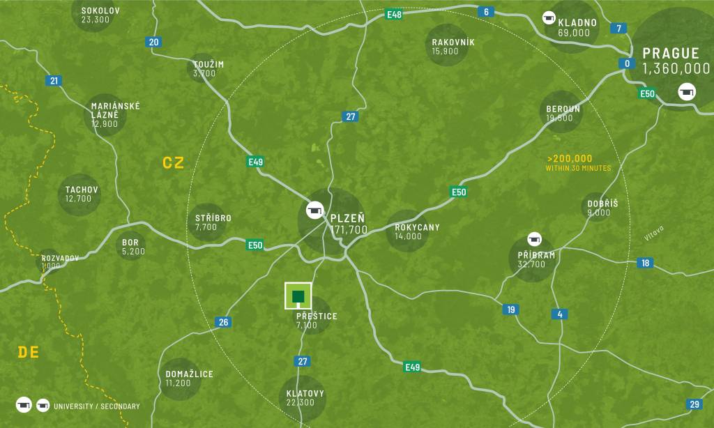 Regionální mapa