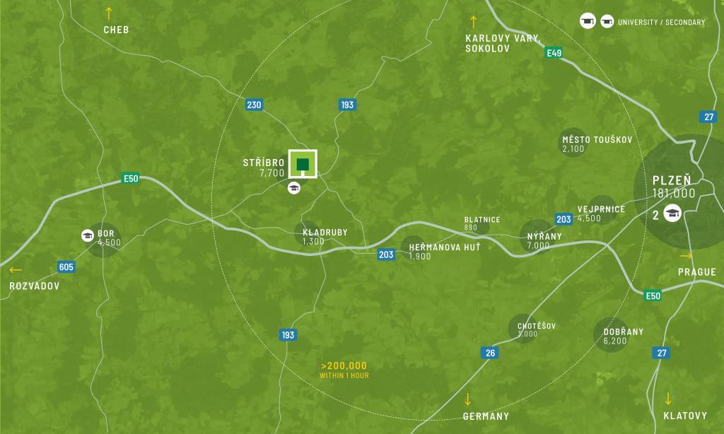 Regionální mapa