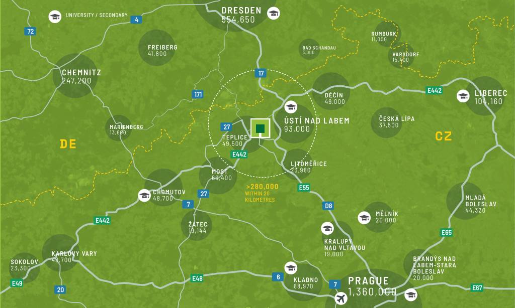 Regionální mapa