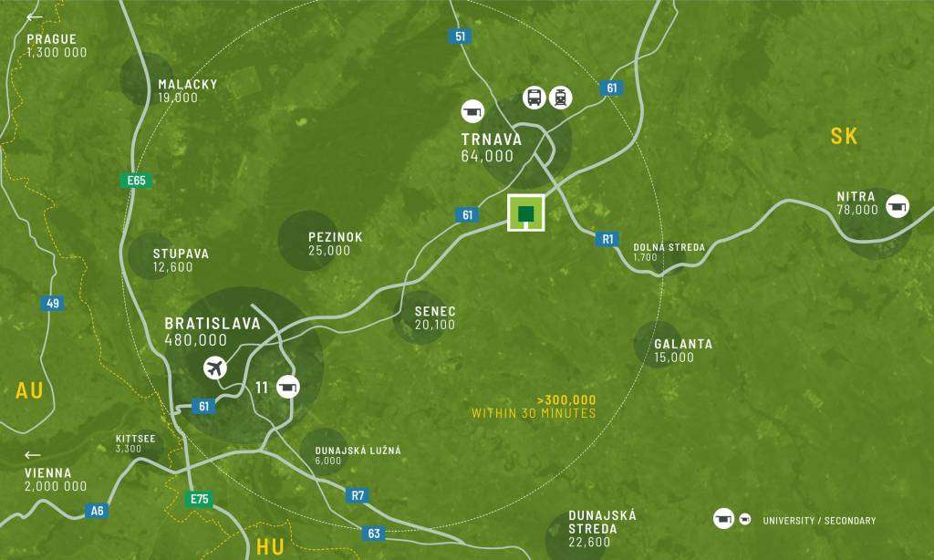 Regionální mapa