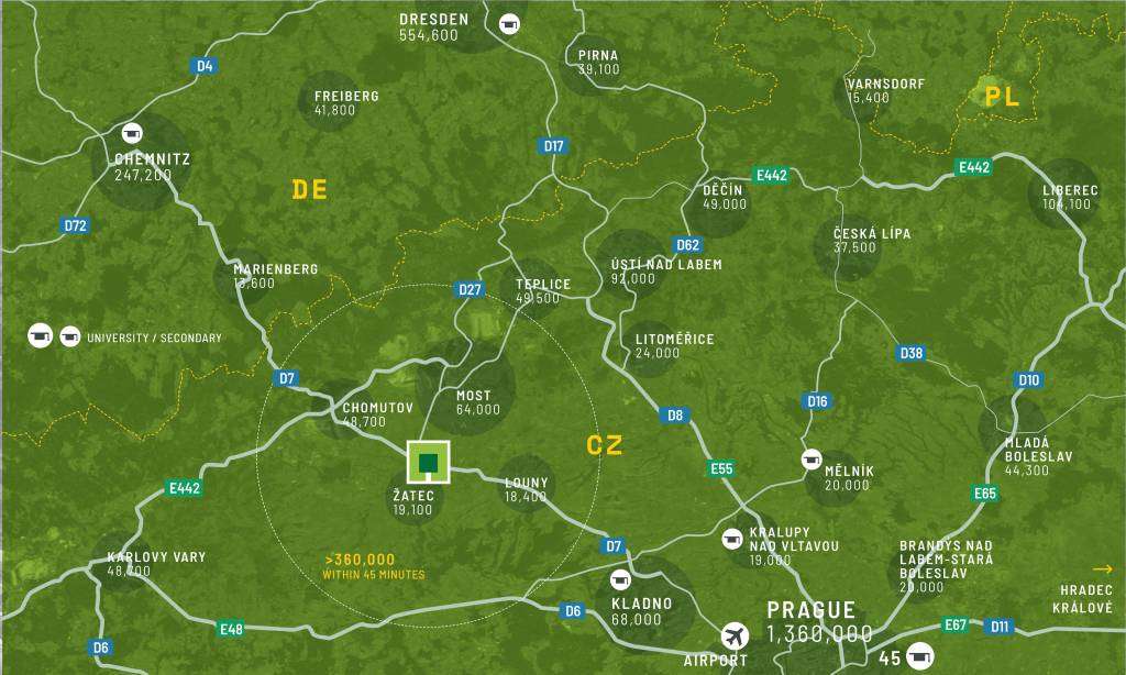 Regionální mapa