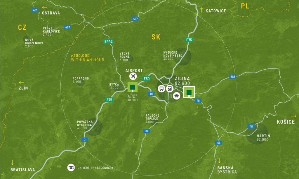 Regionální mapa