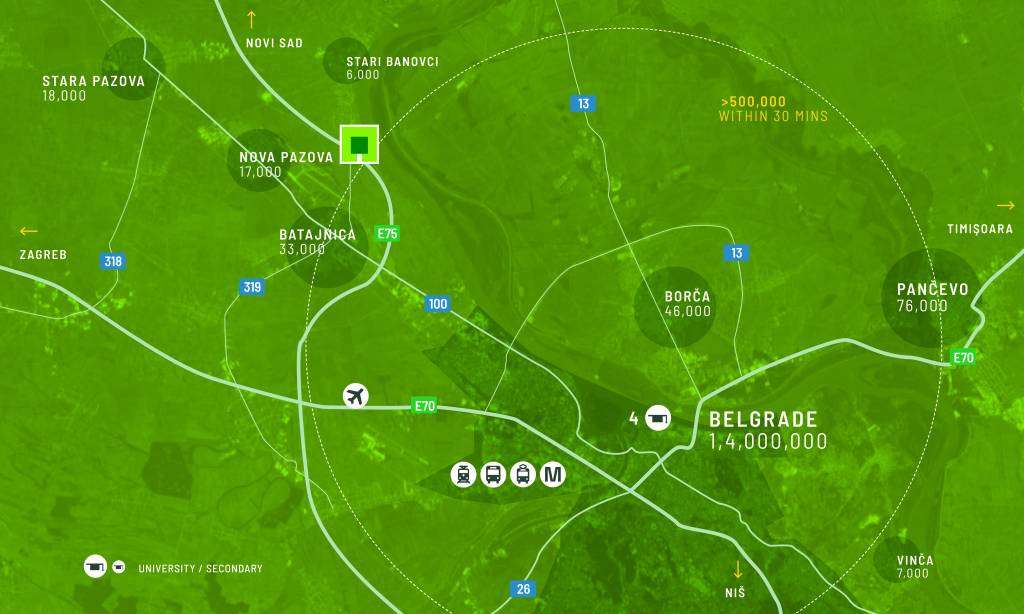 Regionální mapa