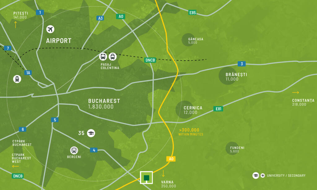 Regionální mapa