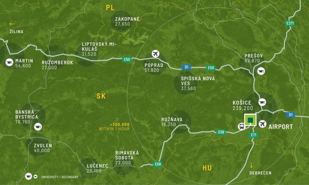 Regionální mapa