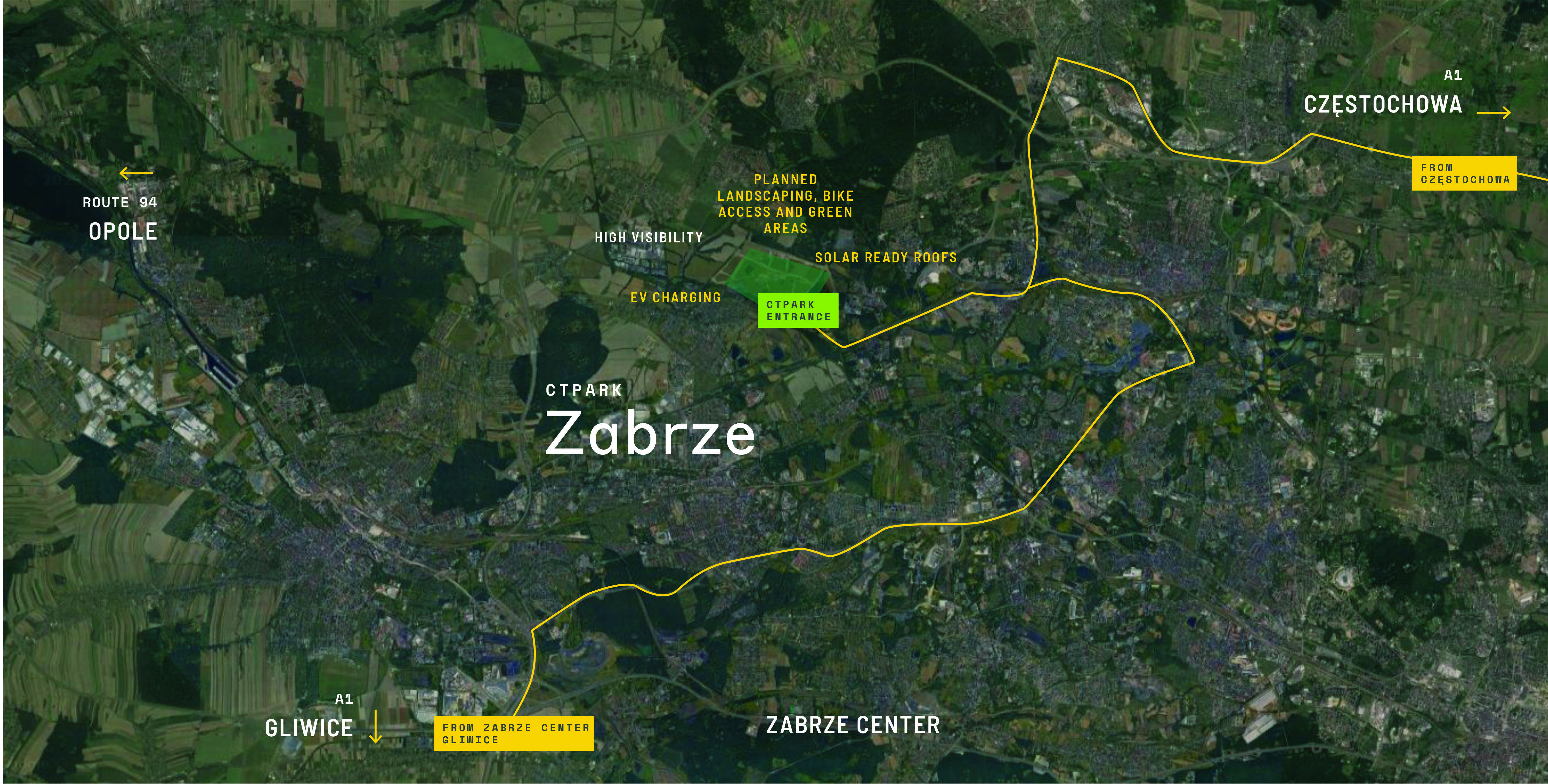 Přiblížení regionální mapy