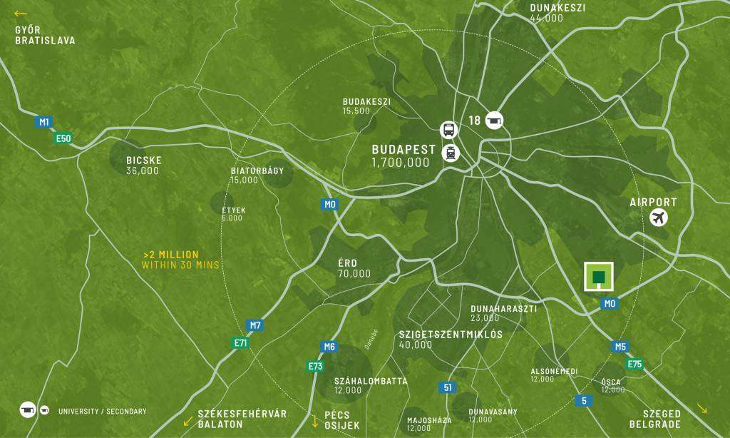 Regionální mapa