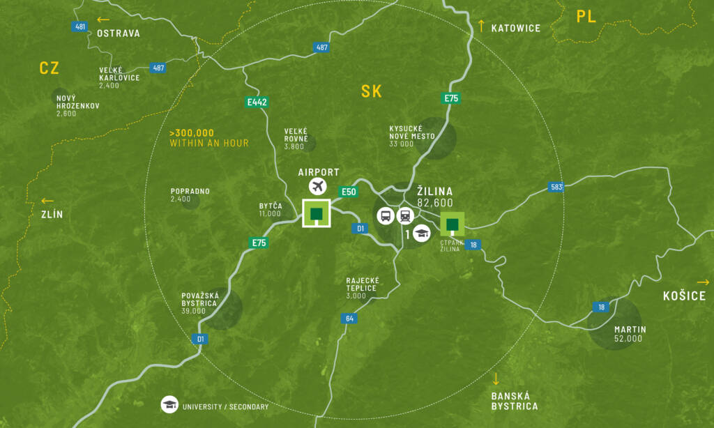 Regionální mapa