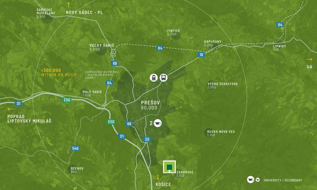 Regionální mapa