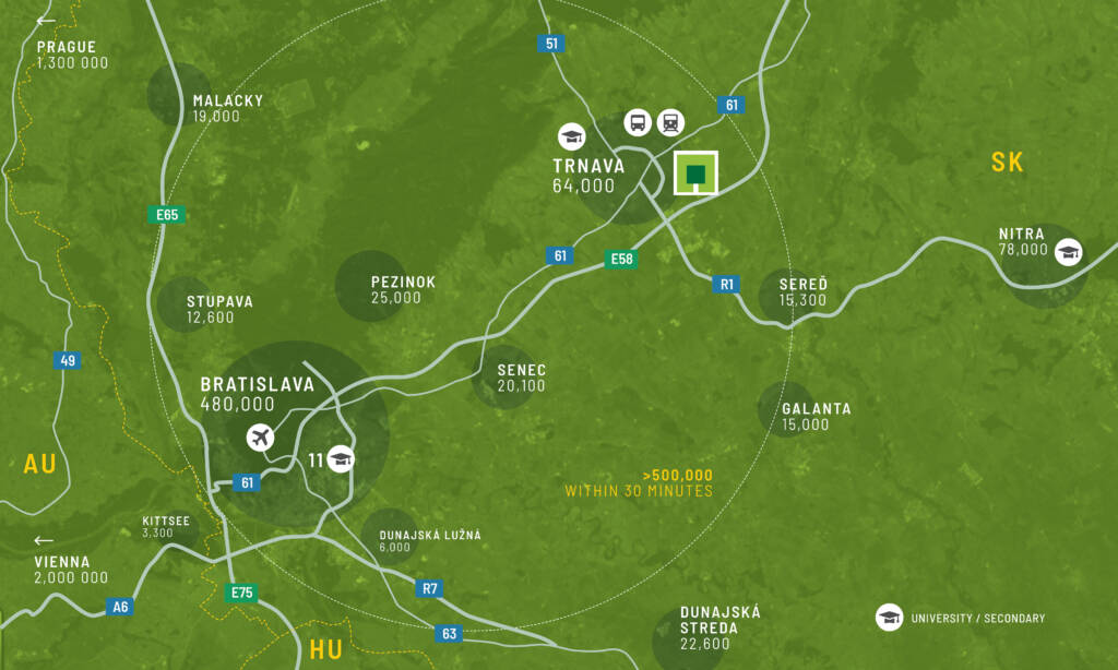 Regionální mapa
