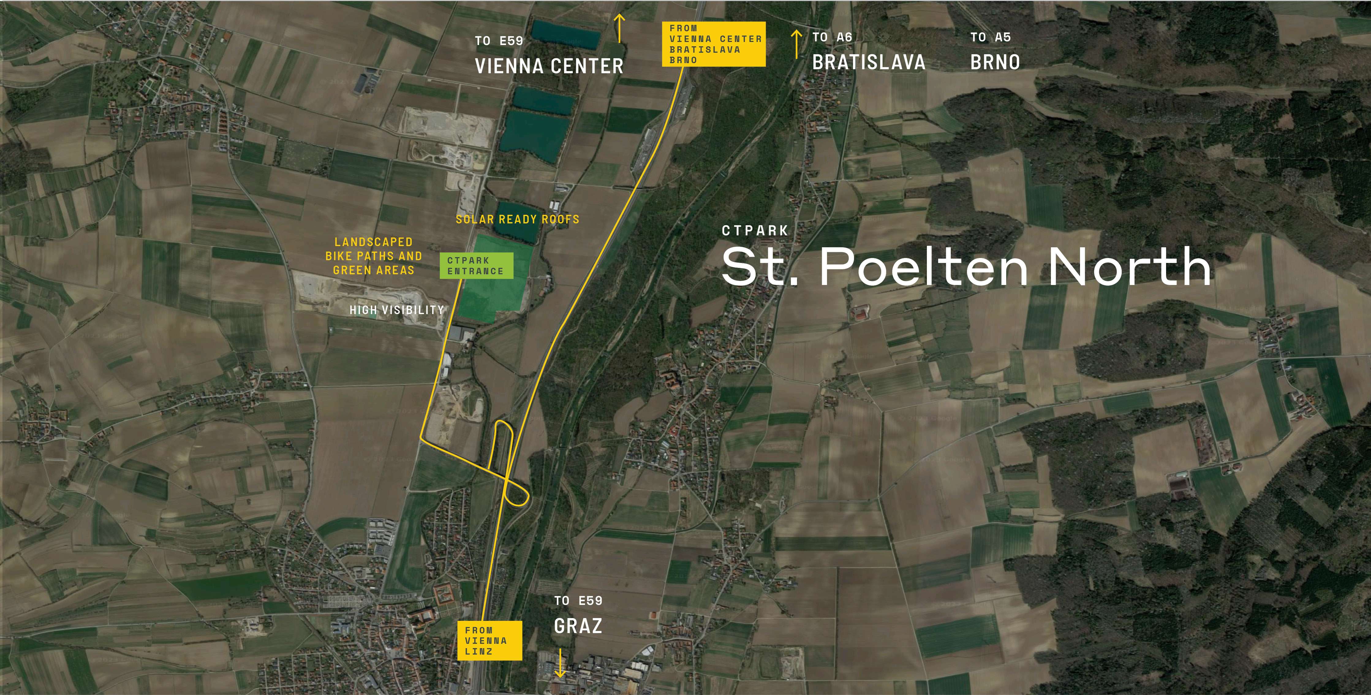 Přiblížení regionální mapy