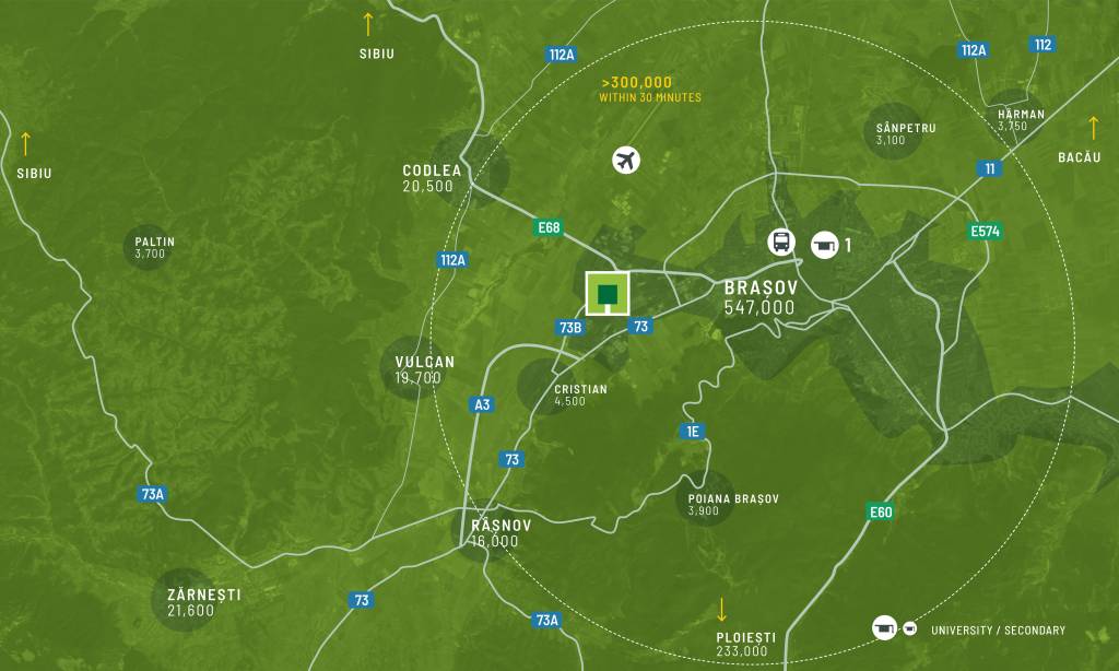 Regionální mapa