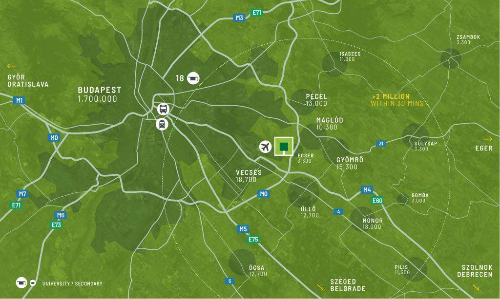 Regionální mapa