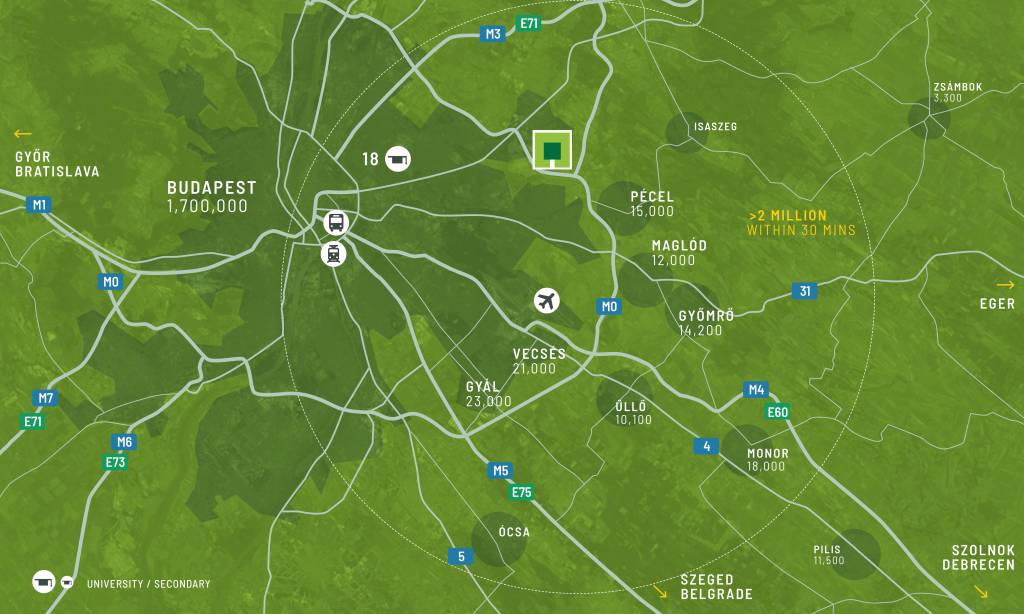 Regionální mapa
