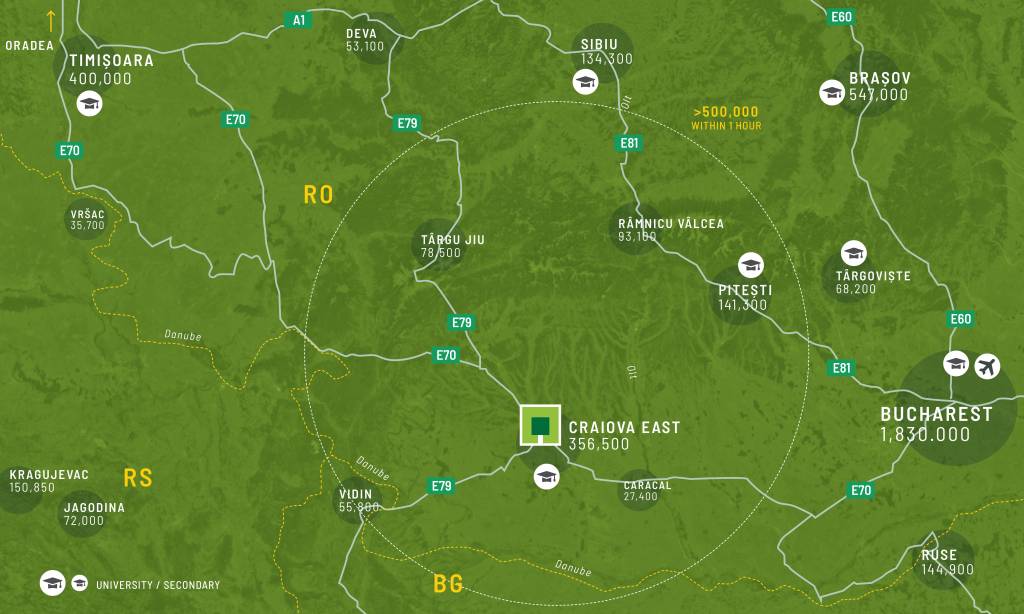 Regionální mapa