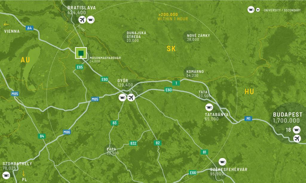 Regionální mapa
