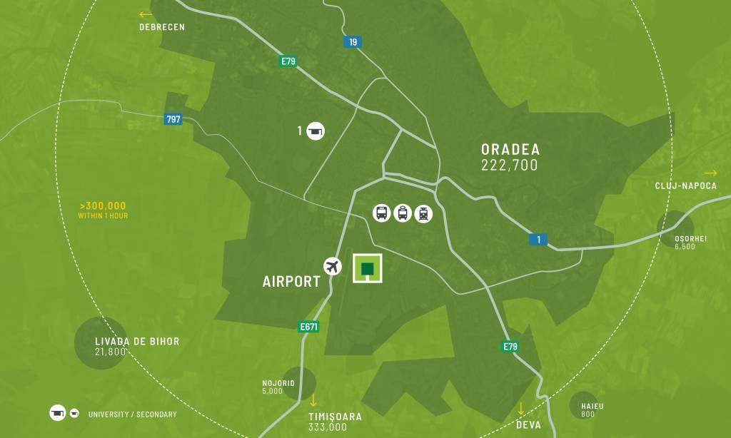 Regionální mapa