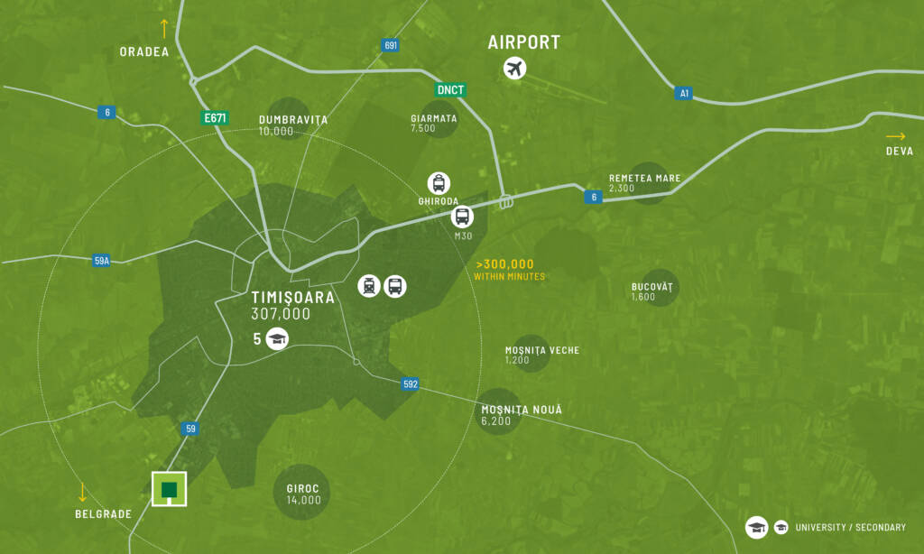 Regionální mapa
