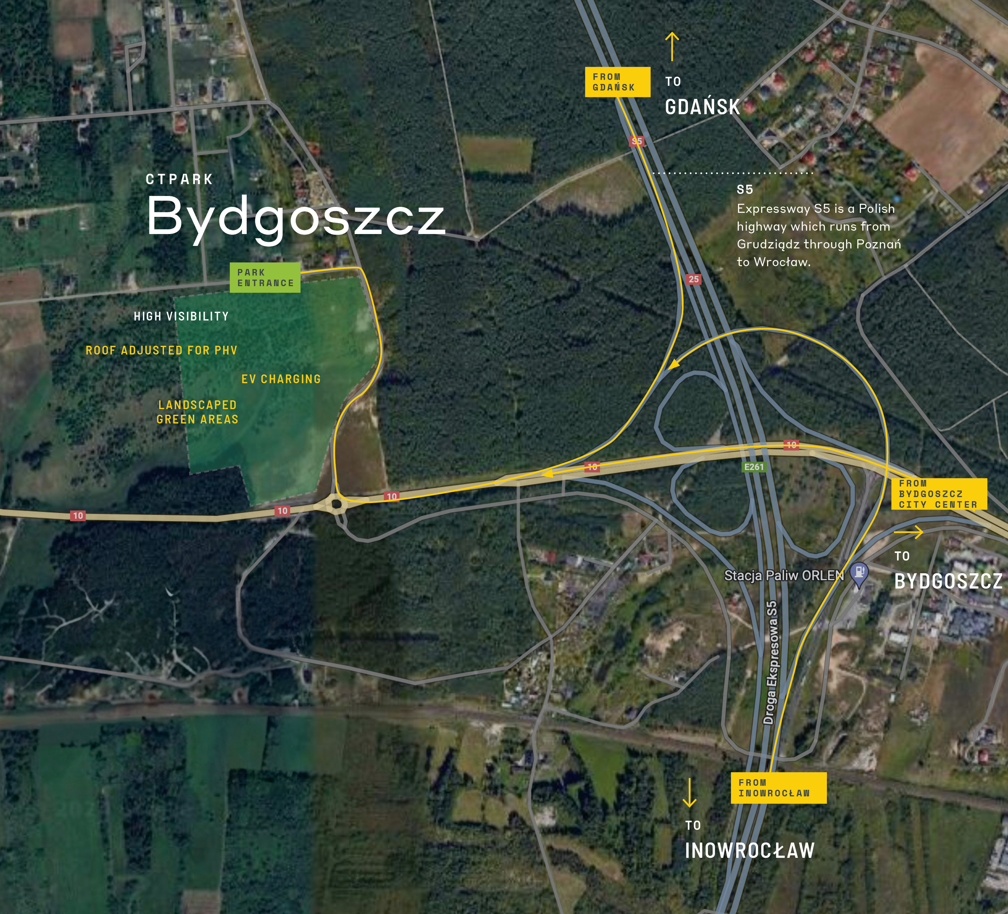 Přiblížení regionální mapy
