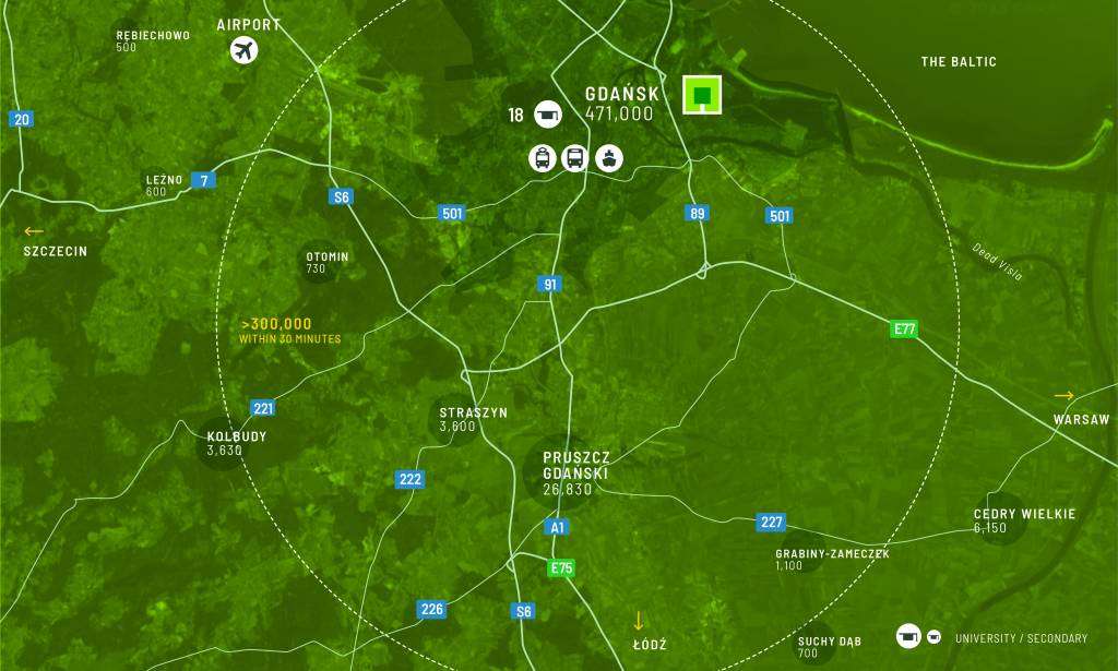 Regionální mapa
