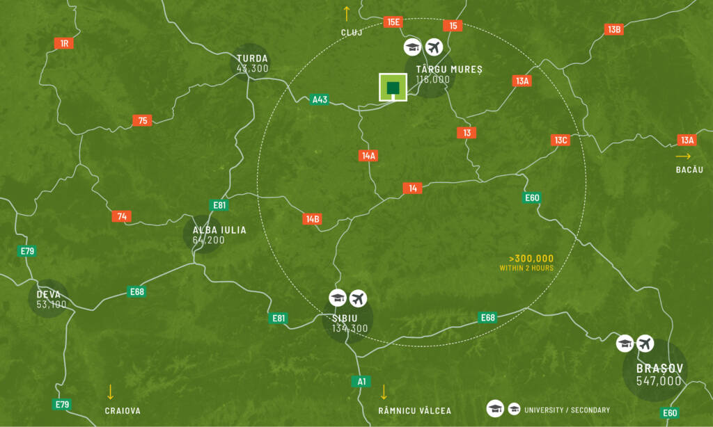 Regionální mapa
