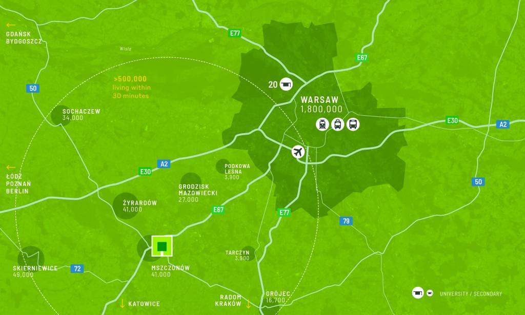 Regionální mapa