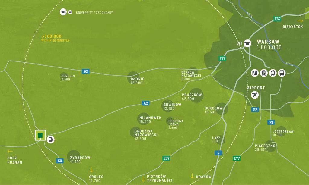 Regionální mapa